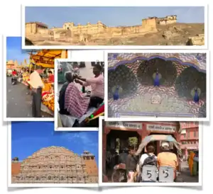 Jaipur Rosa Stadt Rajasthan