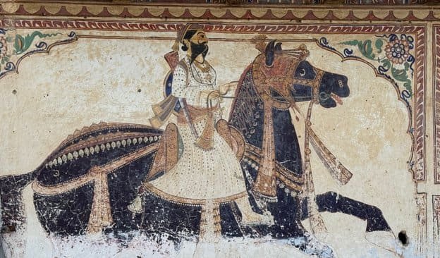 Pferdsafari-Bild Indien